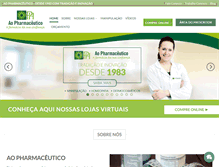 Tablet Screenshot of aopharmaceutico.com.br